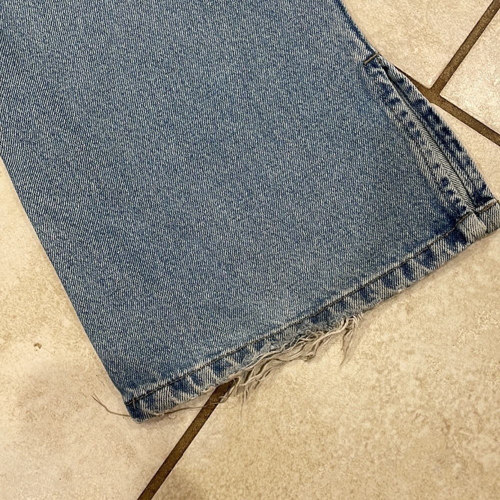 Vintage Y2K No Boundaries Low Rise Side Slit Flare Jeans 15 - Picture 9 of 9